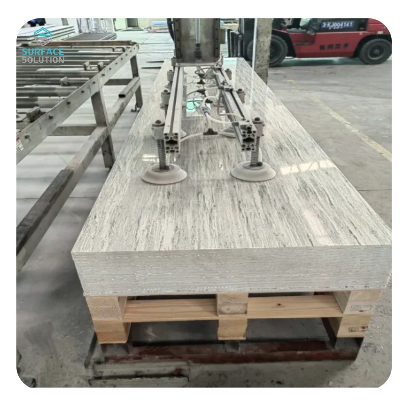 Kitchen Countertops Artificial Stone Big Slab Artificial Marble Sheet Acrylic Solid Surface Sheet