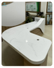 Modified Acrylic Solid Surface faux patterned background wall is suitable for hotel reception