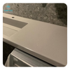 Factory 2440*760*12mm Waterproof Solid Surface Artificial Stone Slab Sheet