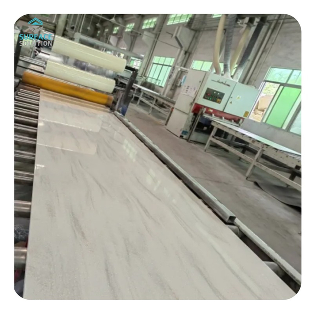 White Panel Big Slab Modified Pure Acrylic Solid Surface Sheet for Countertops