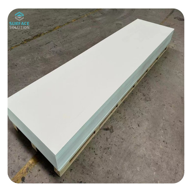China Acrylic Solid Surface Plates Artificial Stone Wall Panel