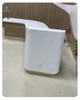 Modified Acrylic Solid Surface faux patterned background wall is suitable for hotel reception