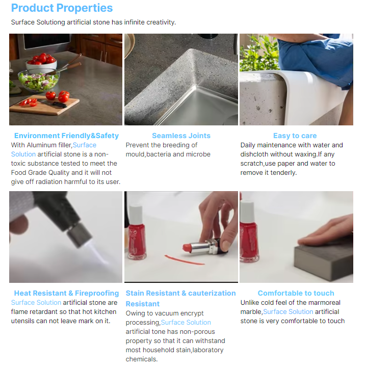 Acrylic Solid Surface Sheets