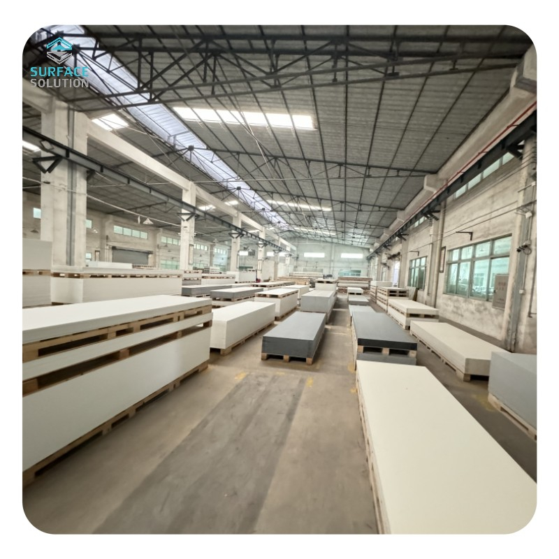 6mm 12mm Thickness Acrylic Solid Surface Sheet Artificial Stone Solid Surface Countertop Slab