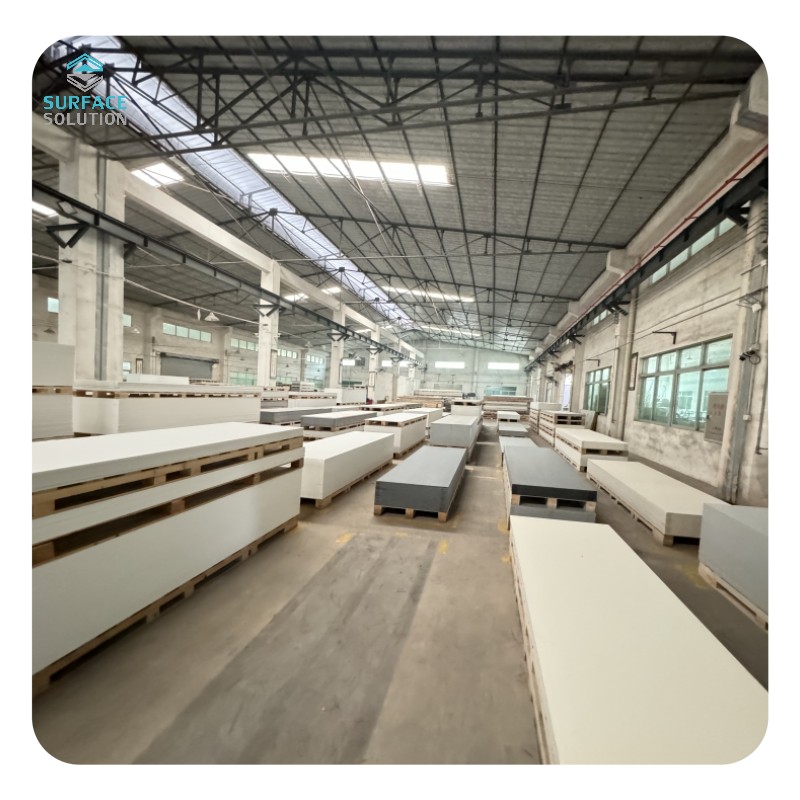 6mm 12mm Thickness Acrylic Solid Surface Sheet Artificial Stone Solid Surface Countertop Slab