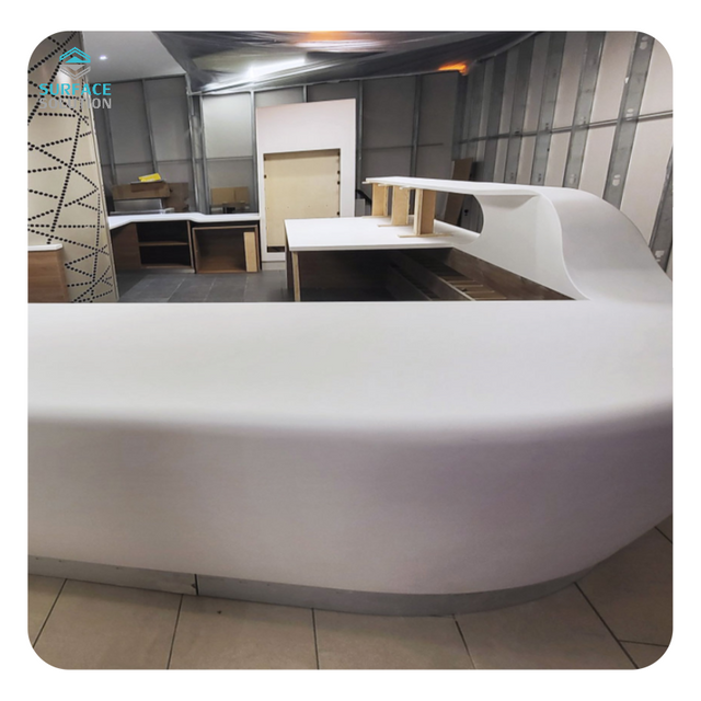 Wholesale Marble Series Big Slabs Carrara White Acrylic Solid Surface Sheets For Kitchen Countertop