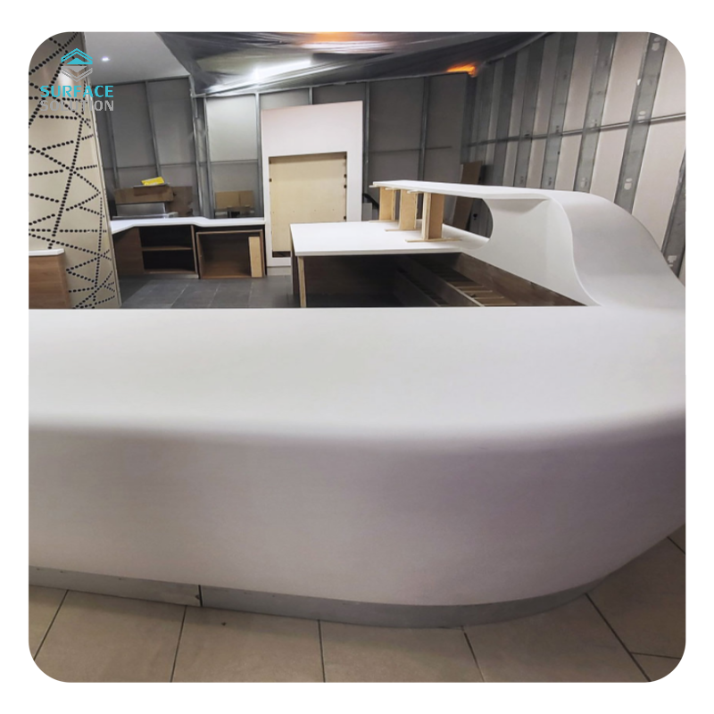 Wholesale Marble Series Big Slabs Carrara White Acrylic Solid Surface Sheets For Kitchen Countertop