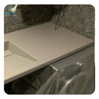 Factory 2440*760*12mm Waterproof Solid Surface Artificial Stone Slab Sheet