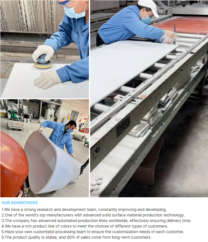 modified acrylic solid surface