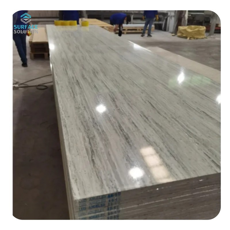 Solid Surface Slab Marble Sheet for Kitchen Countertop