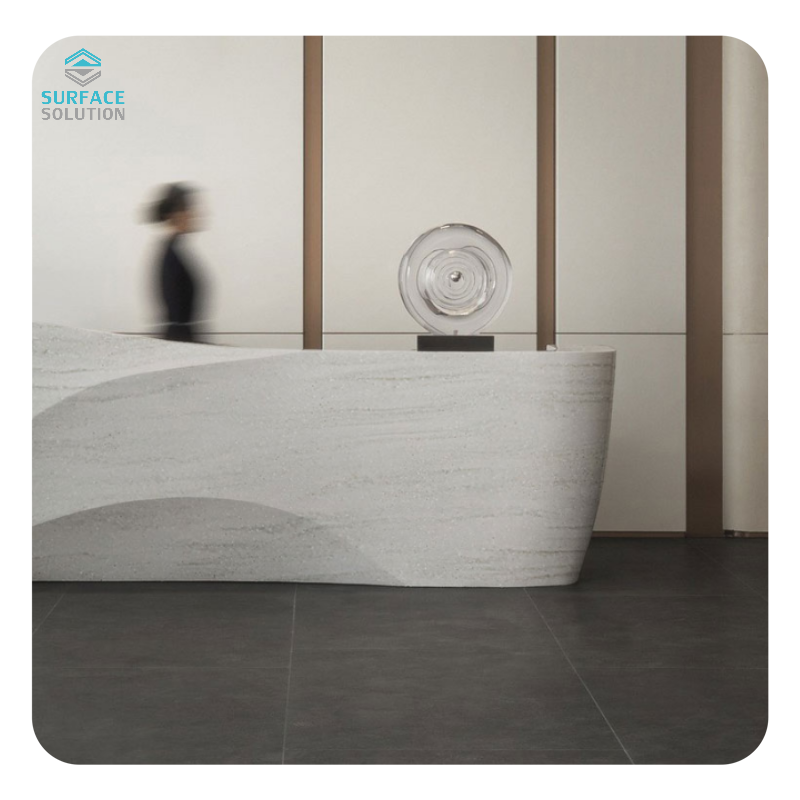 3660*760mm 6mm 12mm 30mm 20mm thick Pure acrylic solid surface sheets kitchen worktop Acrylic Solid Surface Sheet