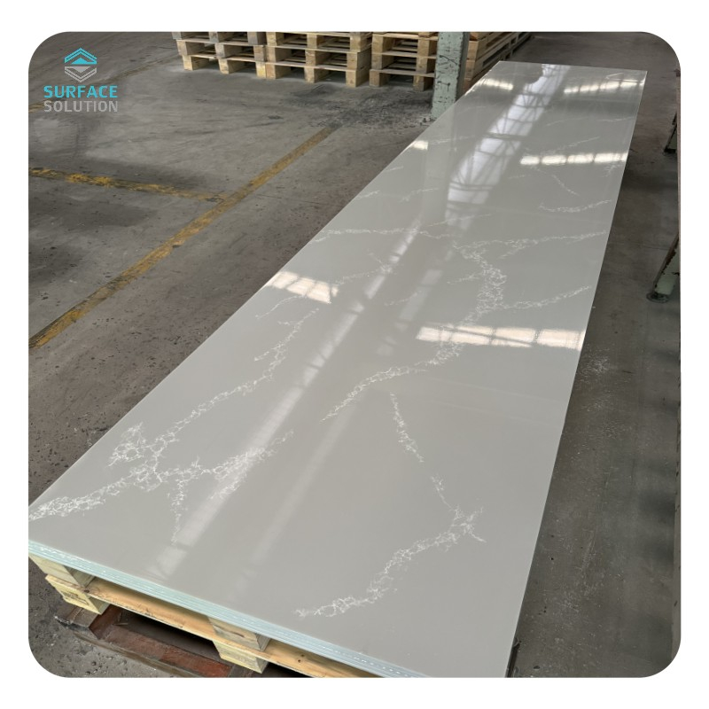 White Color Koris Factory Wholesale Stain Resistant Big Slab 6-30mm Big Slab Artificial Stone for Table Top