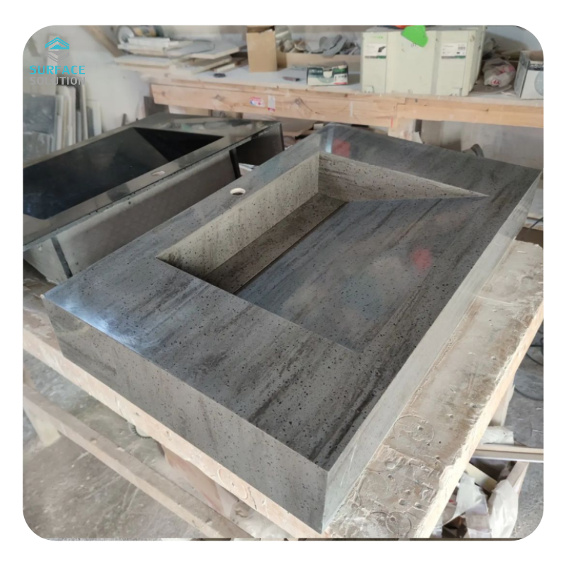 Solid Surface Basin Countertops: Where Form Meets Flawless Function