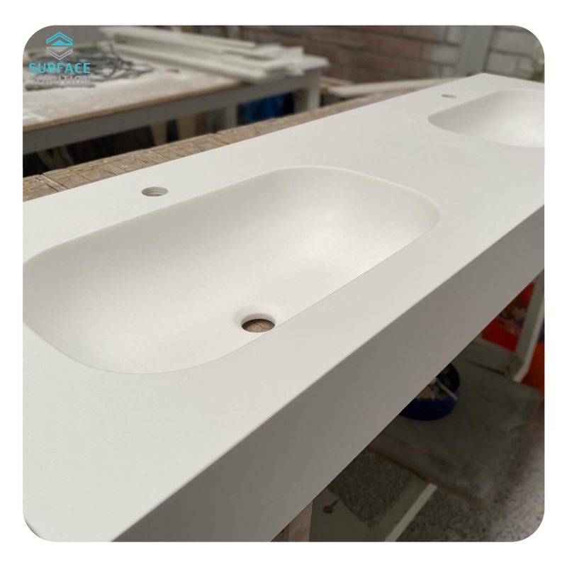 Warranty Easy Install Joint Seamless 6-30 mm Samsung Solid Surface for Kitchen and Bathroom