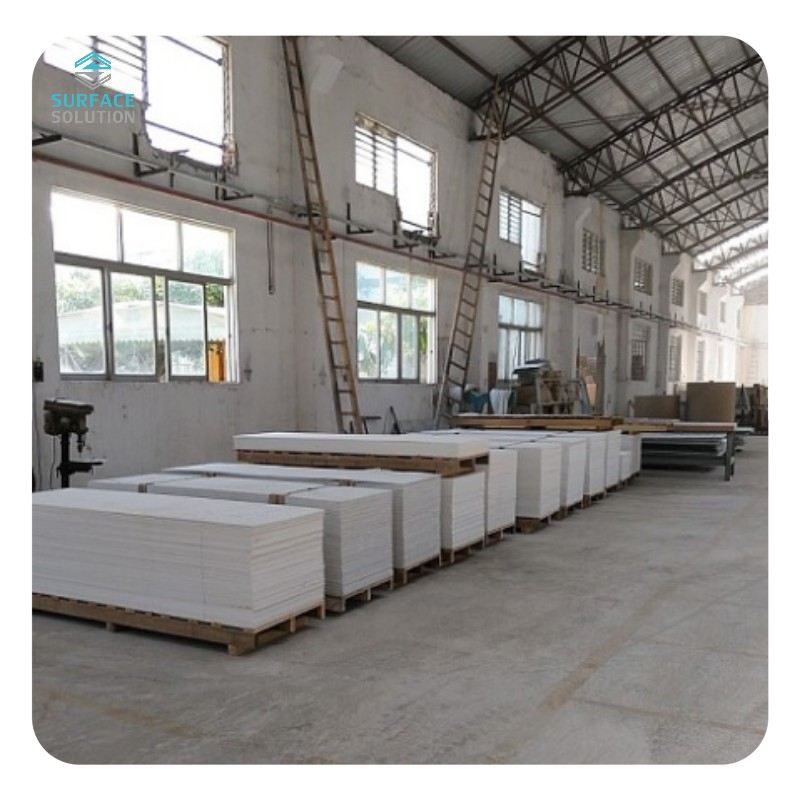 Korean Big Size 6-30mm Color Acrylic Solid Surface for Counter Top