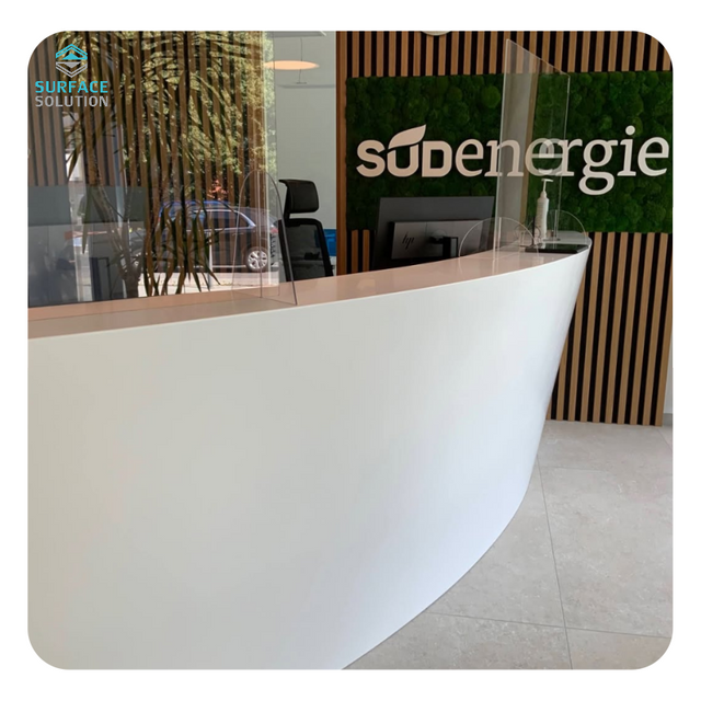 Maintain Repairable Stain Resistance Non Porous Big Slab Customized Acrylic Table Top Acrylic Solid Surface Sheet