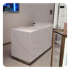 Modified Acrylic Solid Surface faux patterned background wall is suitable for hotel reception