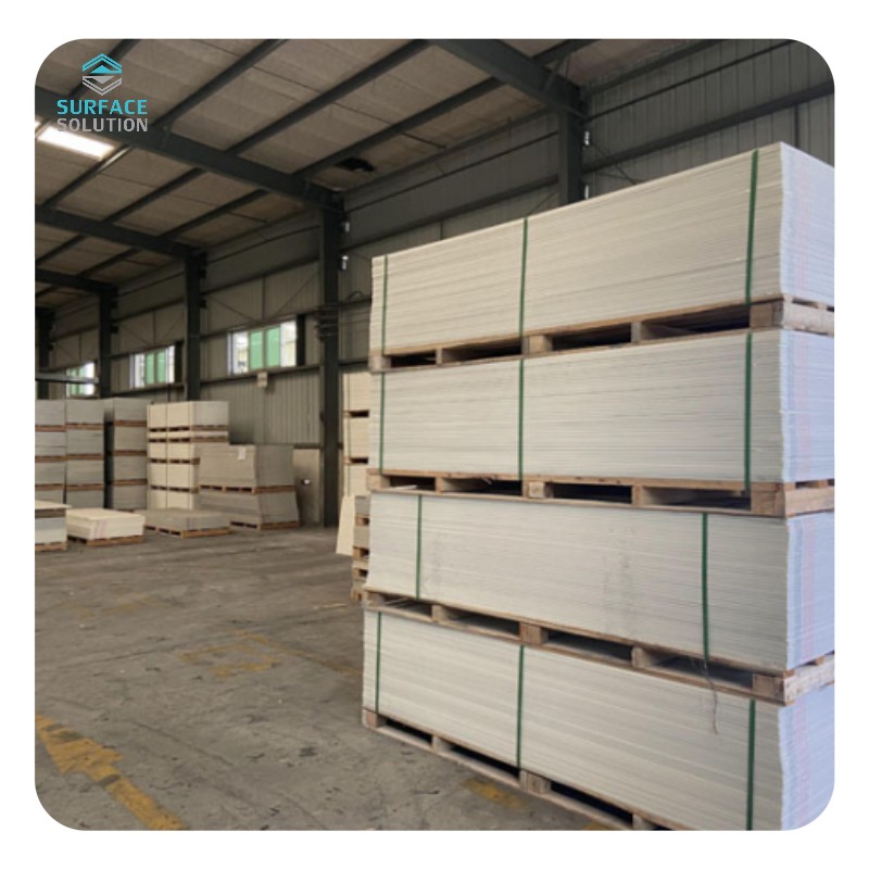 New Color Factory Price 6-30mm Thickness Lightweight Easy to Install Solid Surface Marble Sheets for Counter Top