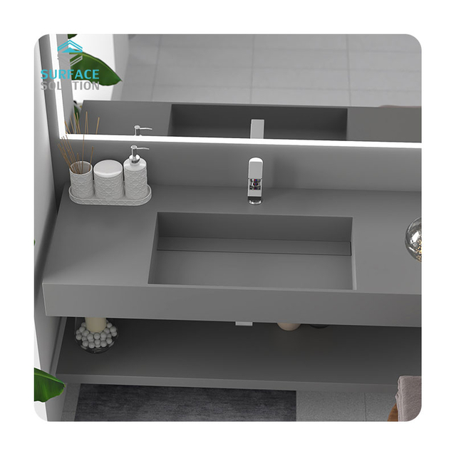 Factory Wholesale Stain Resistant Big Slab 6-30mm Big Slab Solid Surface Material for Table Top