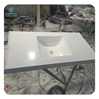 6mm 12mm 30mm artificial stone sheet shower base solid surface For Countertops/Shower Tray/Vanity Top