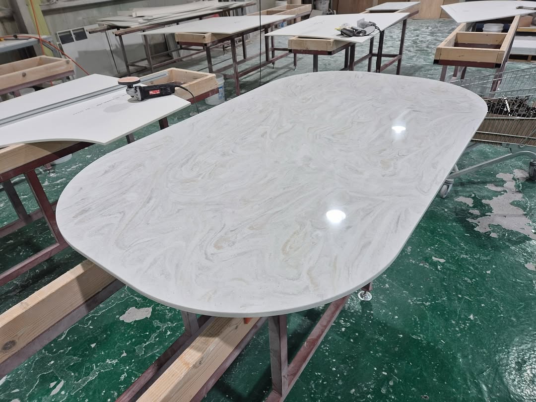 Pure Acrylic Solid Surface Basin Acrylic Solid Surface for Engineered Artificial Kitchen Building