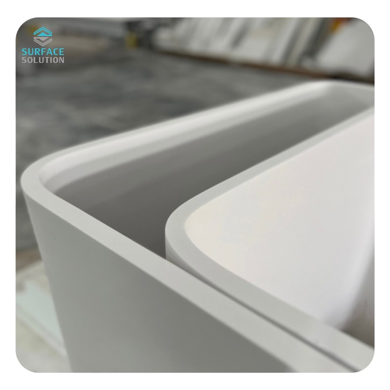 Artificial Stone Kitchen Countertops 6-30mm Thickness Acrylic Solid Surface Marble Sheet for Counter Top