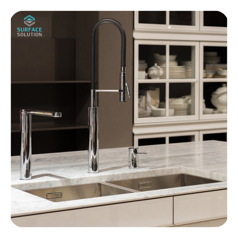 Elegant Bathroom Solutions with Solid Surface Stone 